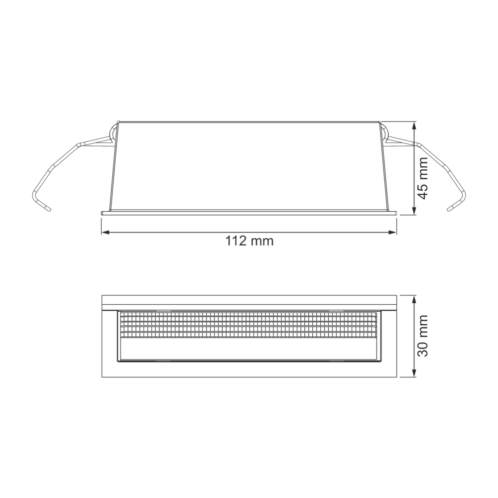 Встраиваемый светильник Skeller 10W WallWasher 3000K черный 200007 картинка №2