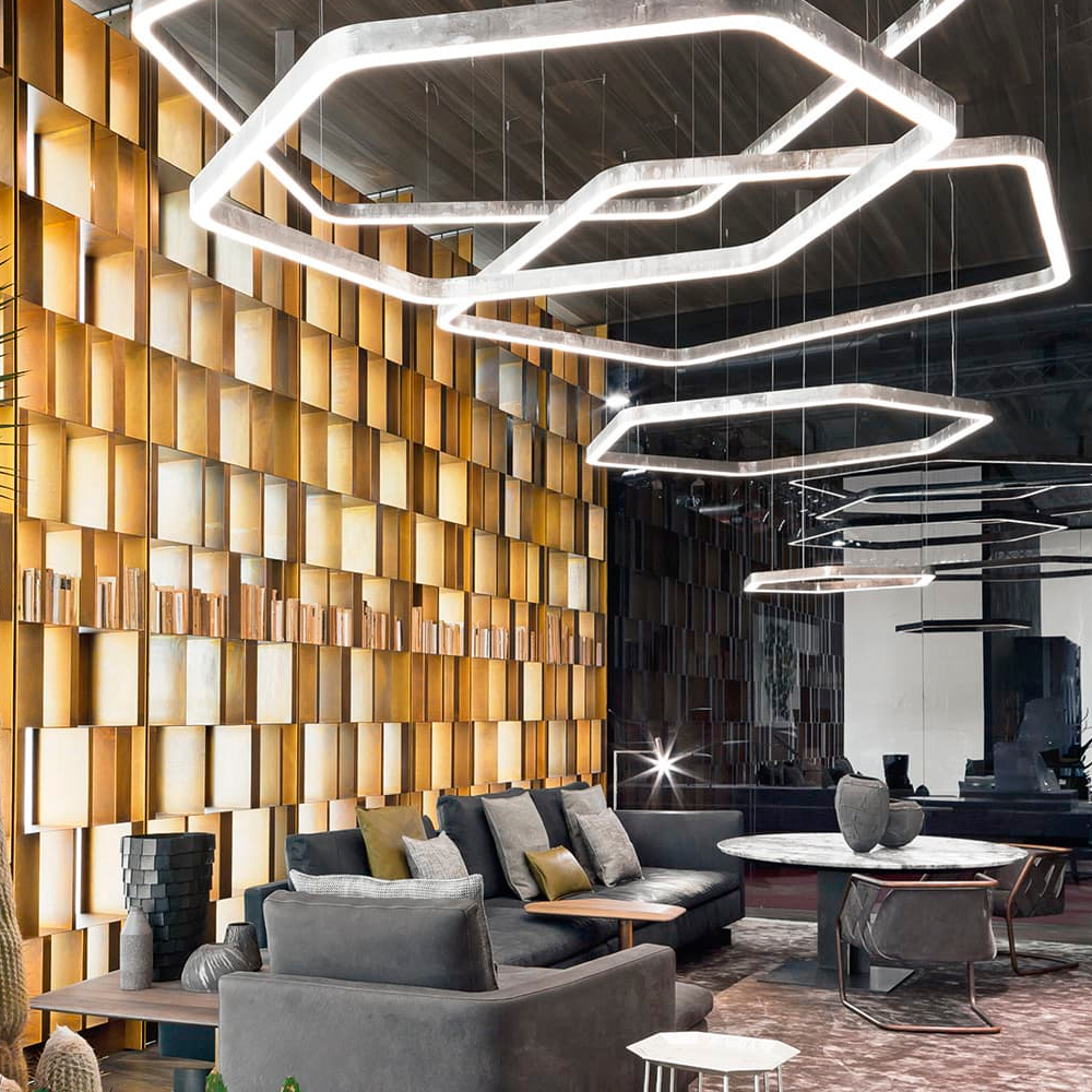Потолочный светильник Henge LIGHT RING Horizontal Polygonal картинка №4
