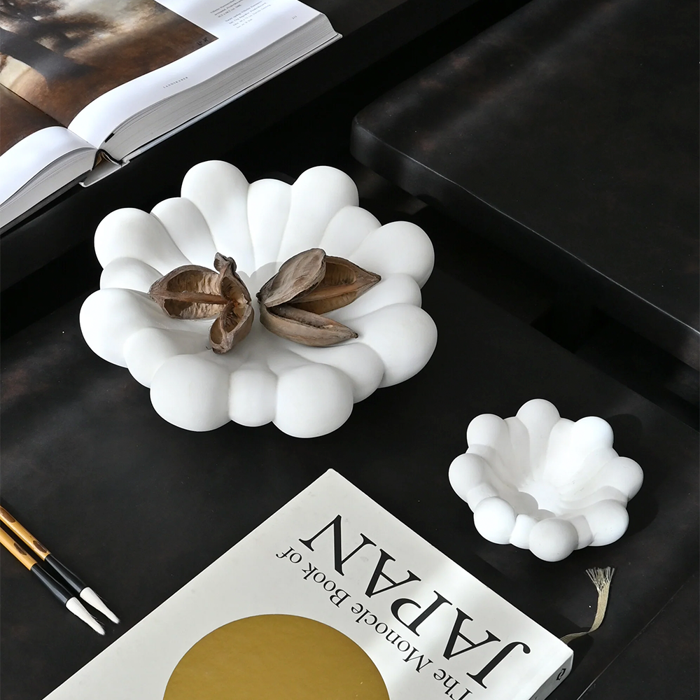 Чаша 101 Copenhagen BLOOM Tray Big белая картинка №1