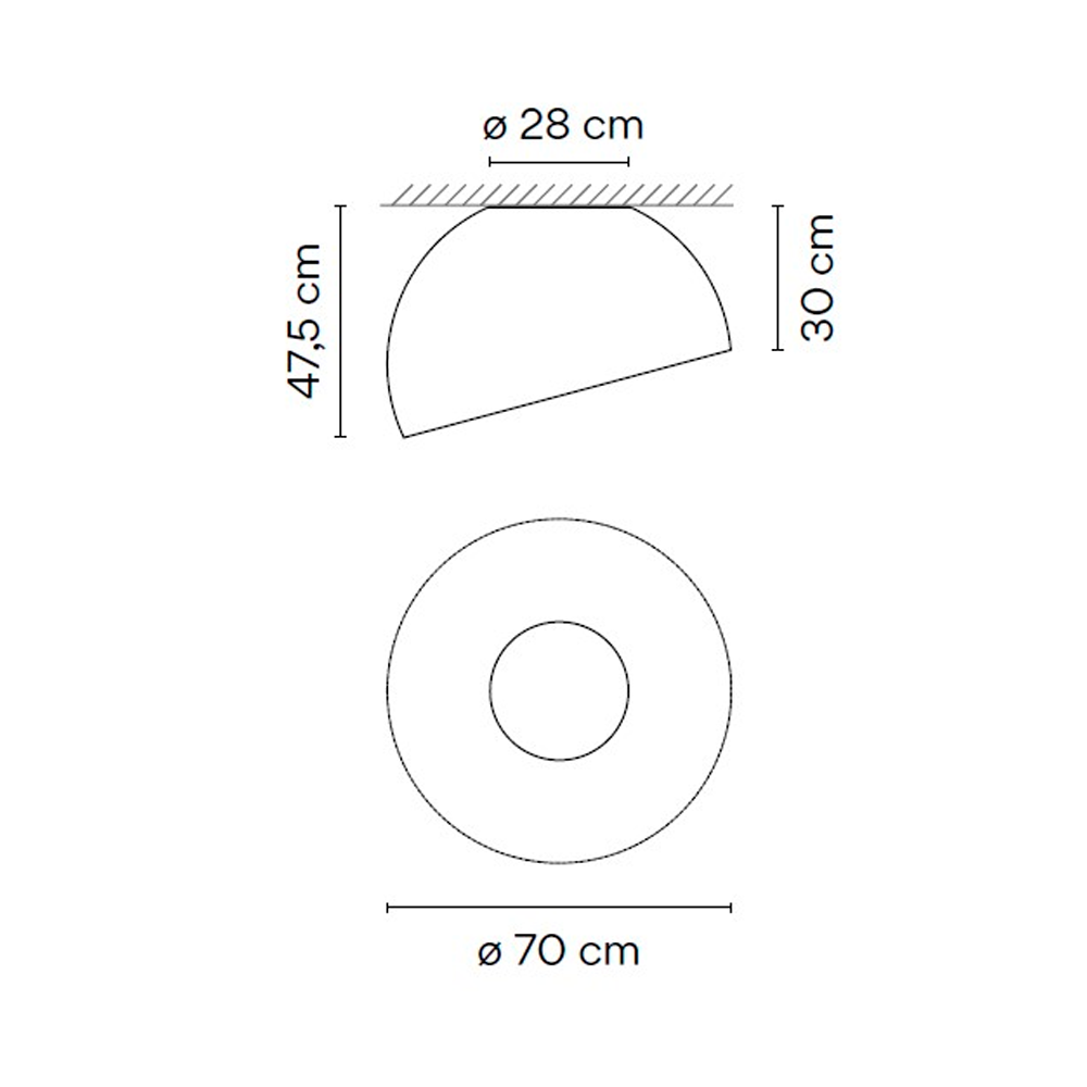 Потолочный светильник Vibia DUO 4880 GRAPHITE картинка №3