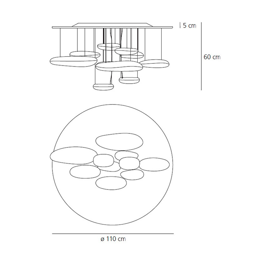 Потолочный светильник Artemide MERCURY SOFFITTO1366110A картинка №4
