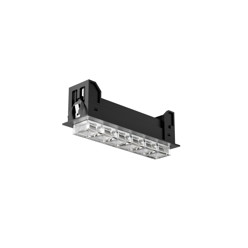 Встраиваемый светодиодный светильник Iceform 12W 45° 3000K черный 200093