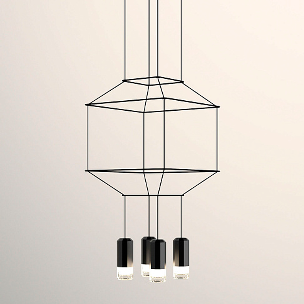 Подвесной светильник Vibia WIREFLOW 0312 BLACK