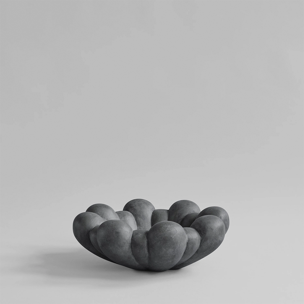 Чаша 101 Copenhagen BLOOM Tray Big темно серая