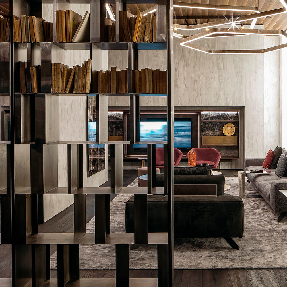 Cтеллаж Henge BISTROT Platinum 270*29*198 Металл Серый   картинка №5