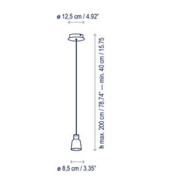 Подвесной светильник Bover DROP S/01L картинка №2