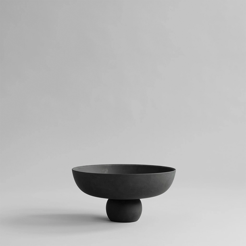 Ваза 101 Copenhagen BARABU Bowl Medio черная
