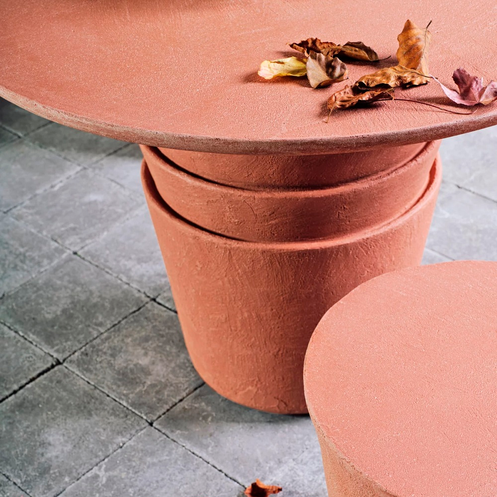 Стол уличный Gervasoni KASANE 33 TERRACOTTA картинка №2