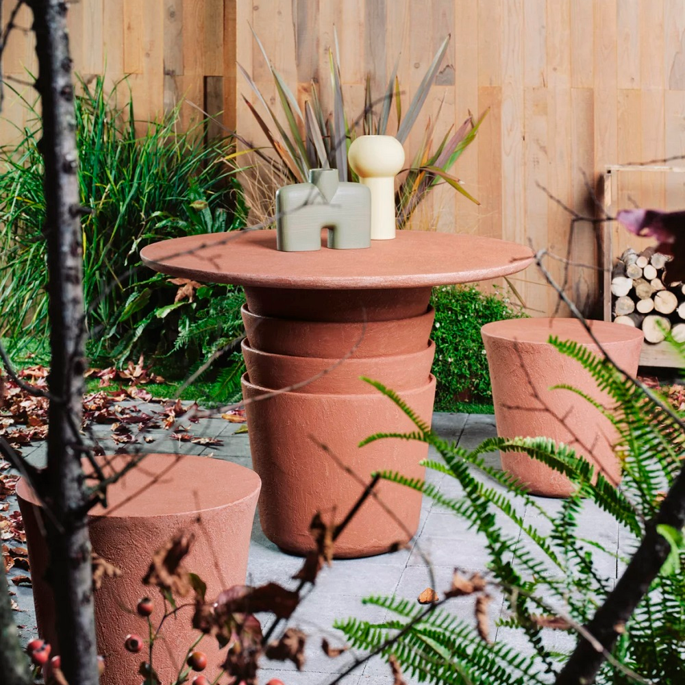 Стол уличный Gervasoni KASANE 33 TERRACOTTA картинка №4