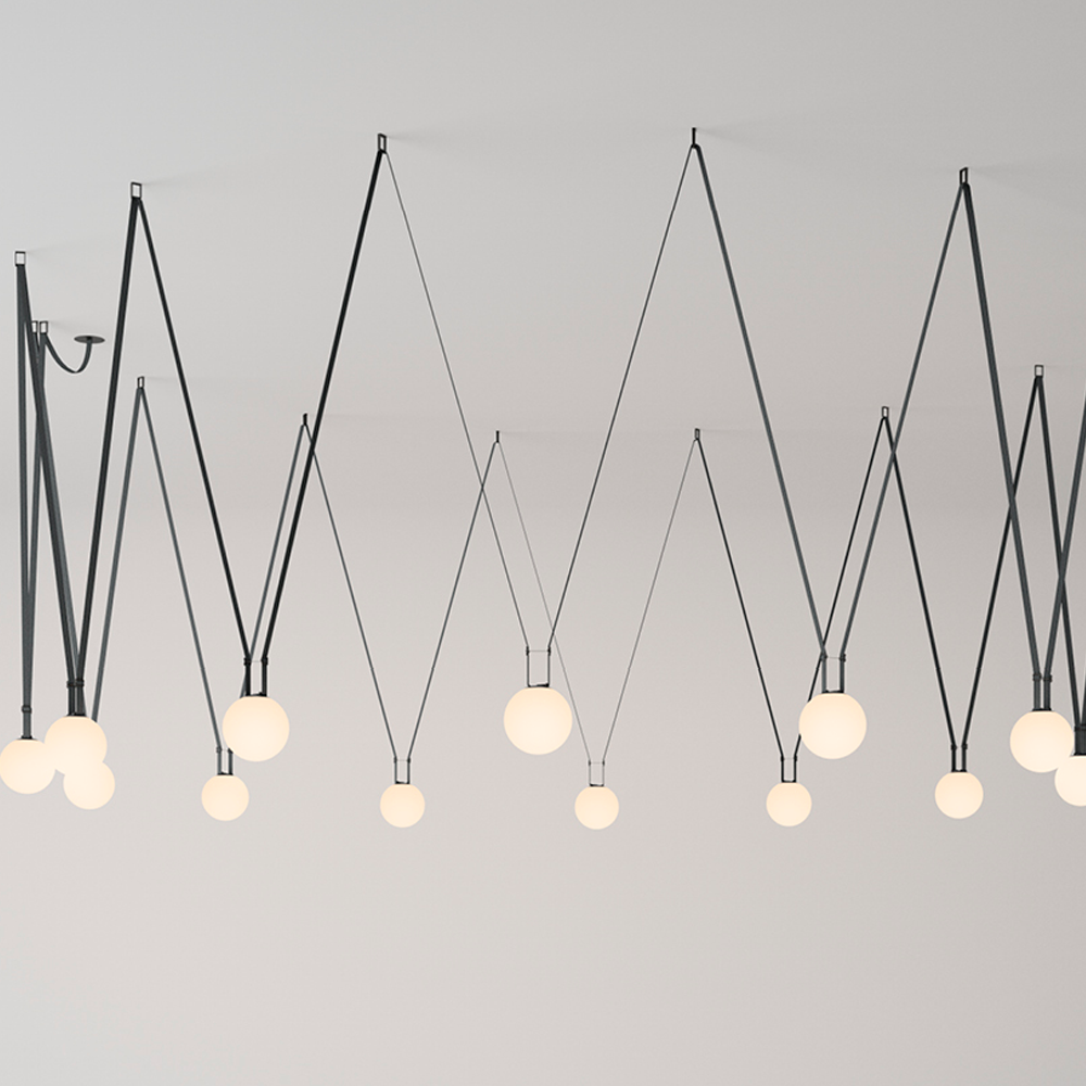 Композиция Vibia Plusminus 4 зеленый 