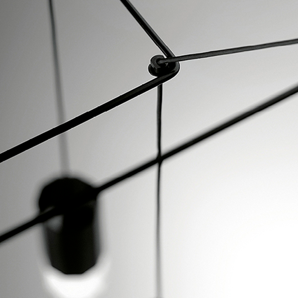 Подвесной светильник Vibia WIREFLOW 0312 BLACK картинка №2