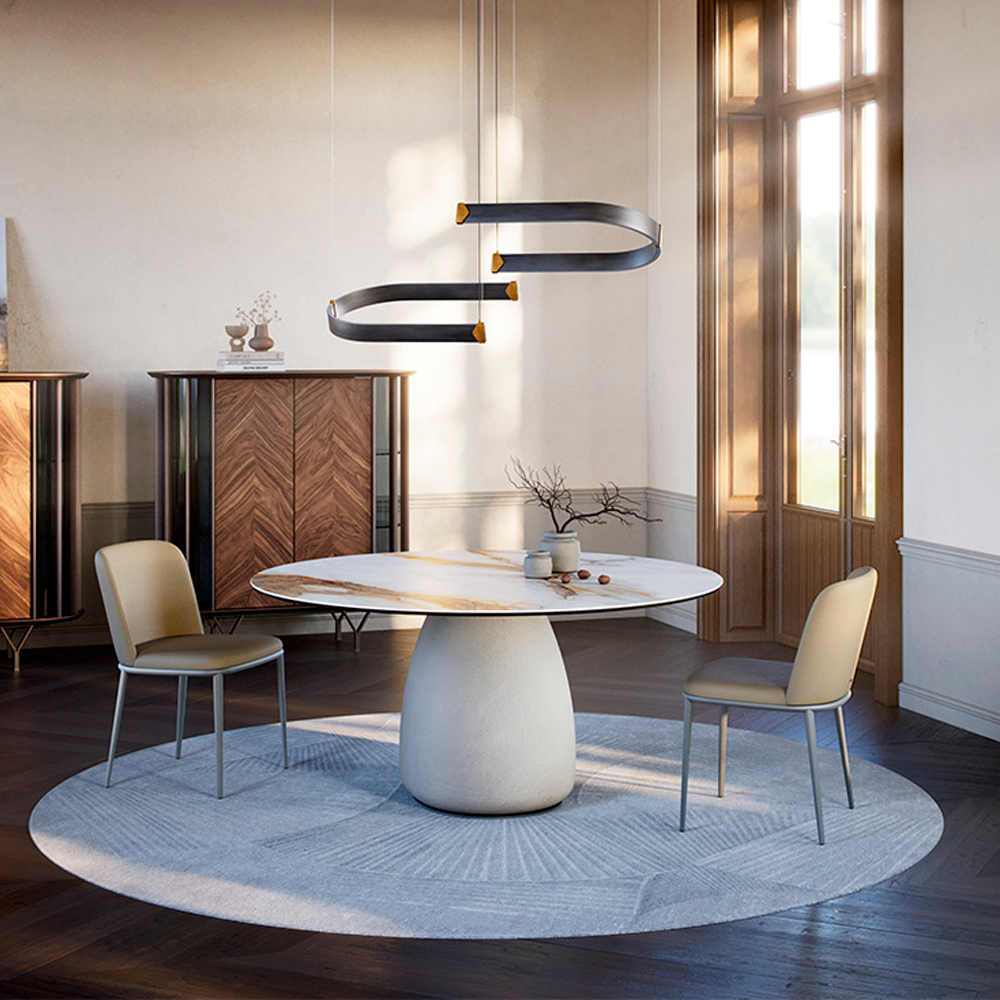 Стол обеденный Cattelan Italia BOTERO KERAMIK ROUND картинка №1