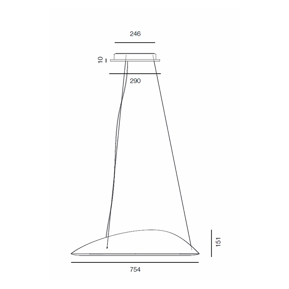 Люстра Artemide AMELUNA WHITE 1401010A картинка №5