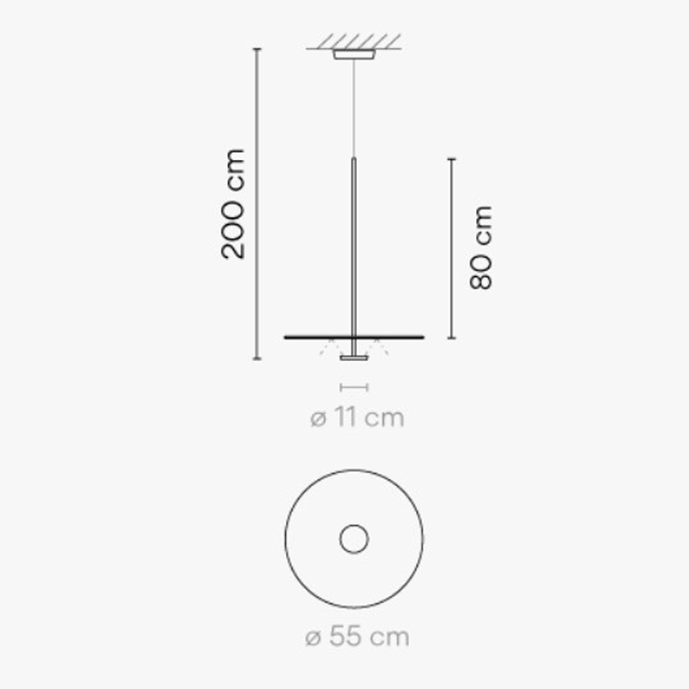 Подвесной светильник Vibia FLAT 5940 WHITE картинка №5